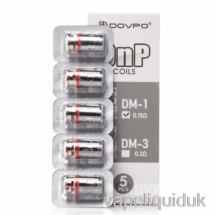 DOVPO DnP Replacement Coils 0.15ohm DnP DM-1 Coils Vape Liquid